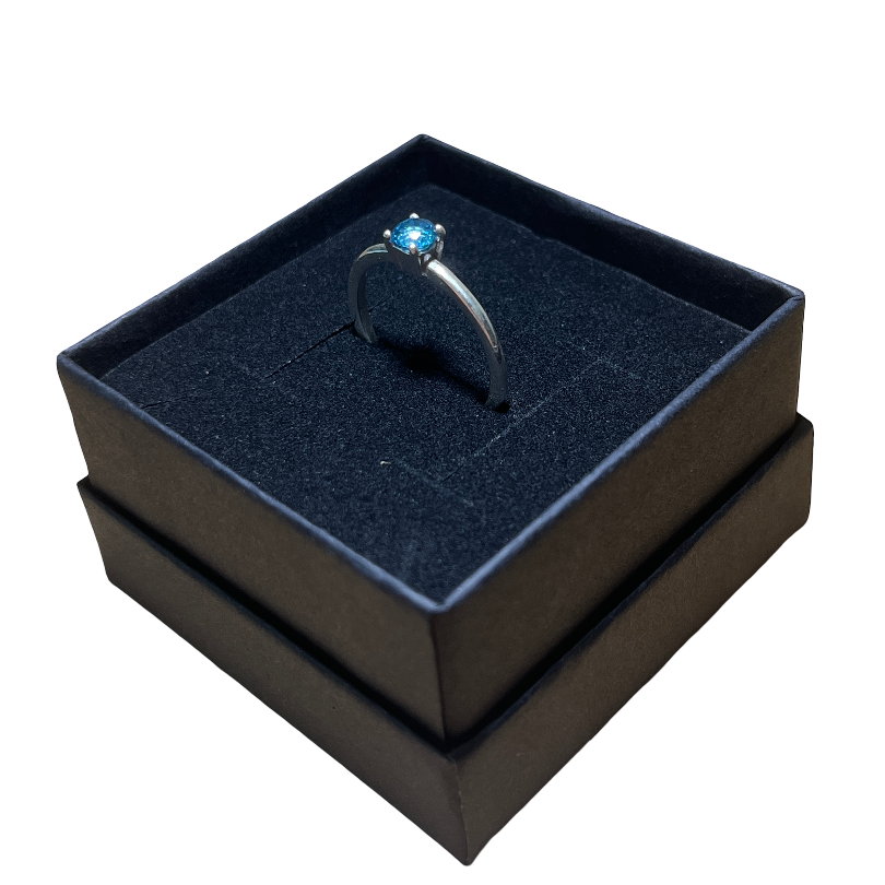 Swiss-blue Topaz Ring