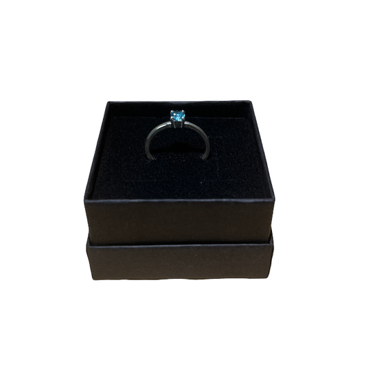 Swiss-blue Topaz Ring